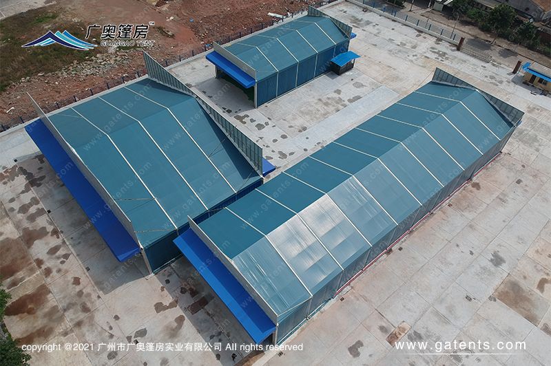 番禺監測站篷房搭建案例